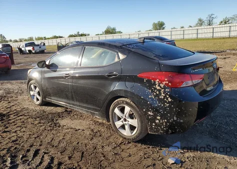 2013 Hyundai Elantra Gls from USA, damaged, VIN 5NPDH4AE3DH381153